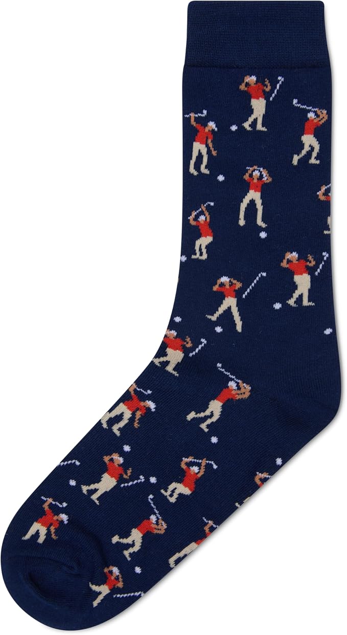 Funny Golf Socks For Men, Hilarious Golf Gift For Men, One Size 8-13
