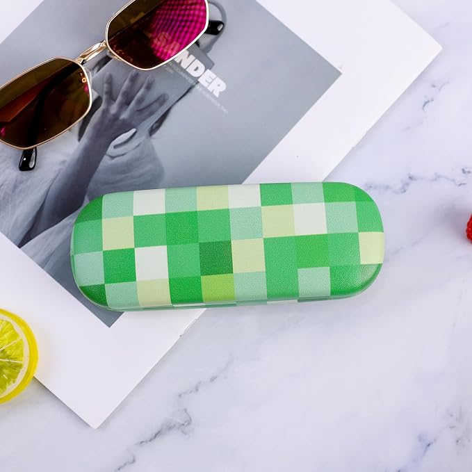 PERFECTSIGHT Hard Shell Eyeglasses Case, Kawaii Protective Glasses Case for Kids, Cute Eyeglass Case for Women Men Girls