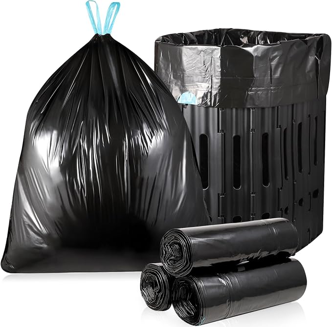 30 Pack Camping Toilet Bags, 8 Gallon Portable Toilet Bags | Toilet Waste Bags, Leak-Proof Potty Liners Trash Bags for Outdoor Camping Toilet Bucket,Traveling, RV Trip