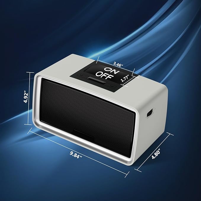 Simple Music Player for Seniors, Audiobook Player Easy to Use with Large Button for Elderly with Dementia, Blind, Alzheimer's, No Need WiFi/Bluetooth, with 32GB TF Card, Gray