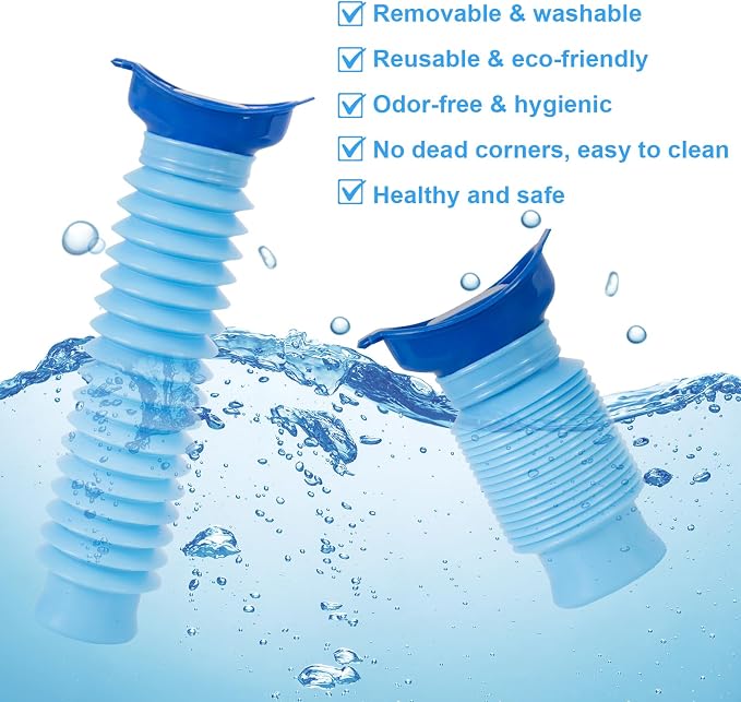 Pee Bottles for Men,Portable Urinal for Men,Collapsible Urine Bottle 750ML | Car Urinals for Men and Women,Emergency Urinal Bottle Shrinkable Pocket Toilet for Travel,Camping,Traffic Jam,Road Trips