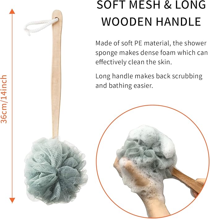 KEKOY Hip Kit, 7 in 1 Post Surgery Recovery Kit for Seniors | Hip Replacement Kit With 32" Grabber Tool, Sock Aid, Long Shoe Horn & Dressing Stick, Leg Lifter, Bath Sponge, Storage Bag