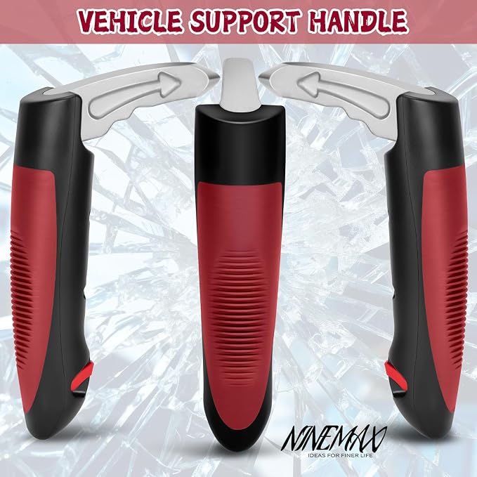NINEMAX Car Door Handle for Elderly, 3 in 1 Car Handle Assist (1pc) | 3-in-1 Design Combines Car Assist Handle & Cane Support, Provides Stable Grip for Seniors, Portable Vehicle Entry Aid