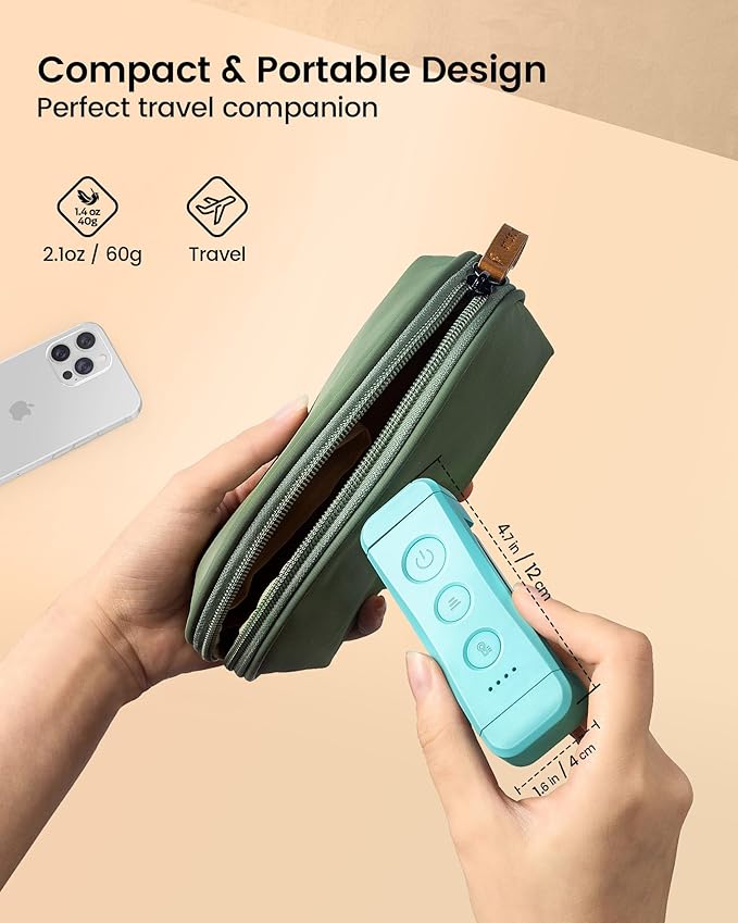 Glocusent USB Rechargeable Book Light for Reading in Bed, Portable Clip-on LED Reading Light, 3 Amber Colors & 5 Brightness Dimmable, Compact & Long Lasting, Perfect for Book Lovers (Blue-Pro Max)