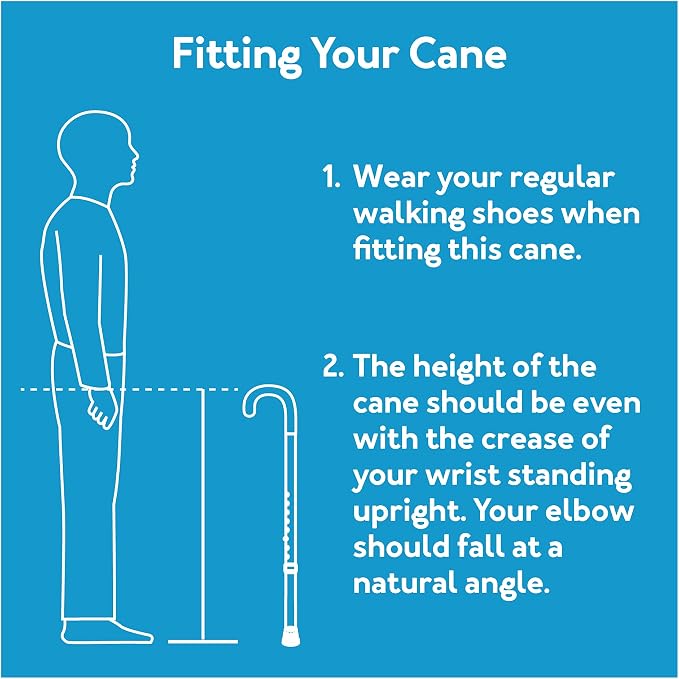 Carex Soft Grip Walking Cane - Height Adjustable Cane with Wrist Strap - Latex Free Soft Cushion Handle, Pink (Pack of 2)