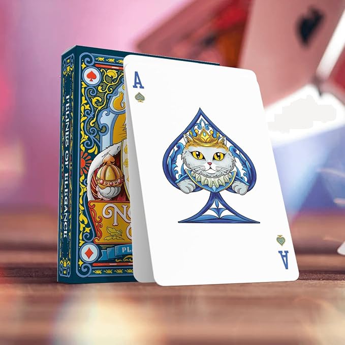 99FOX Noblific Cats Playing Cards for Adults Teens Friends Family Animal Lovers Gifts