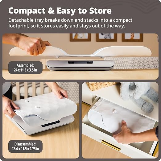 Greater Goods Digital Baby Scale โ Dependable Infant & Toddler Weighing, Easy-to-Read Display with lb/kg Modes, Hold Function for Movement, Collapsible Design, 66 lb Capacity (Non-Connected)