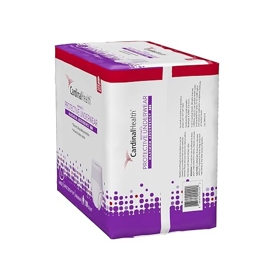 Cardinal Health UWFSM20 Women's Underwear Maximum Absorbency 18 CT Large