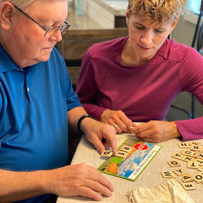 Generic Spell Check | Senior Word Game | Dementia Activities | Spelling Game | Alzheimer's Game | Dementia Gift | Nursing Home Activity