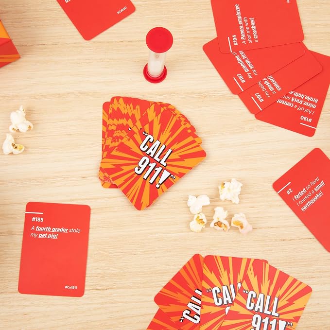 DSS Games Call 911! A Family Card Game of Unexpected Emergencies | Ages 12+