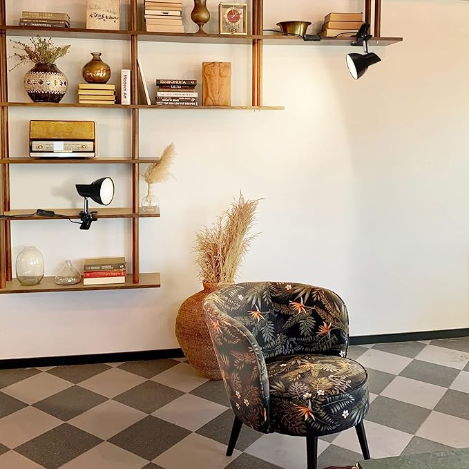 Clamp Light, Super Bright Clip Lamp for Book Reading in Bed Headboard Light, Easy to Attach Illumination Powerful Small Compact Clamp Lamp Black