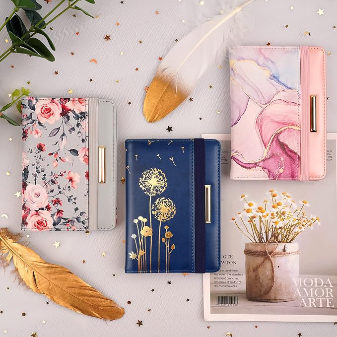Coco Rossi Passport Holder for Travel Women Slim RFID Passport Cover Wallet | Travel Essentials, Passport Book Holders, Passport Cover Case, PU Leather, Cute, Thin, Spliced Design, Dandelion