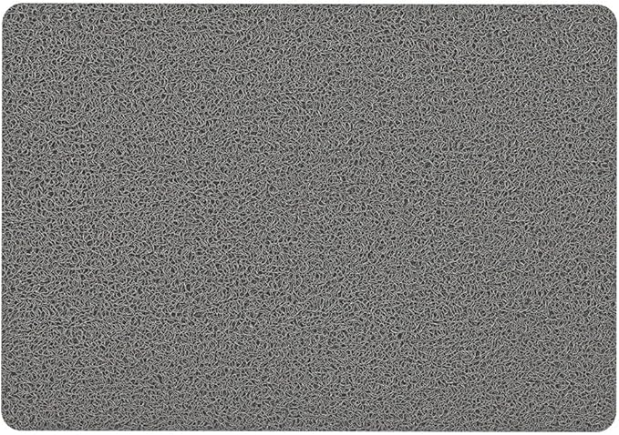 Bathtub Mat Non Slip, 32x20 Inch Shower Mats for Inside Shower, PVC Loofah Bathroom Mat Quick Dry with Drain Hole, Phthalate-Free Bath Mats for Shower Bathroom Tub and Wet Areas (Grey)