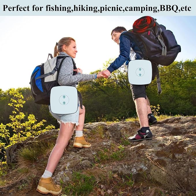 Fishboy Upgraded Collapsible Stool, 400lbs Max Weight, Lightweight But Sturdy, Portable Retractable Folding Telescoping Foldable Camping Stool for Adults Outdoor Fishing Hiking BBQ
