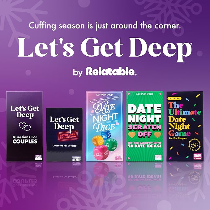 Date Night Scratch-Off Cards by Relatable, Gifts and Unique Date Night Ideas for Couples, Discover Fun Couples Activities for Day and Night, Includes Coin and 50 Scratch-Off Cards, for Ages 17+