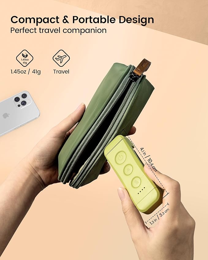 Glocusent USB Rechargeable Book Light, Portable Clip-on LED Reading Light, Reading Lights for Books in Bed with 3 Amber Colors & 5 Brightness Dimmable, Compact & Long Lasting, Perfect for Book Lovers