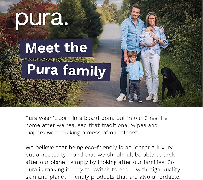 Pura Size 5 Eco-Friendly Diapers (24-35lbs) Totally Chlorine Free (TCF) Hypoallergenic, Soft Organic Cotton, Sustainable Comfort, 12 Hours Leak Protection, Allergy UK,1 Pack of 20 Diapers