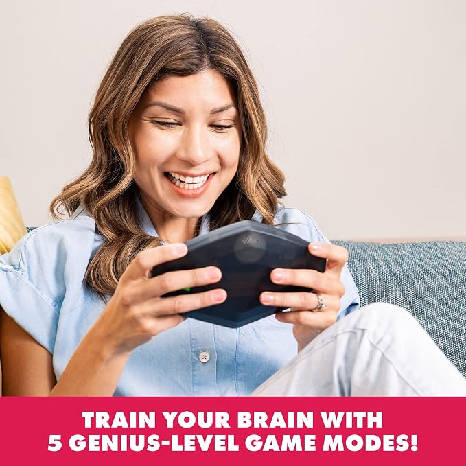 Educational Insights BrainBolt Genius - Puzzle Memory Game for Kids, Teens and Adults, Handheld Electronic Brain Travel Games, Gift for Gamers, Games for Kids 8-12, Fidget Memory Game