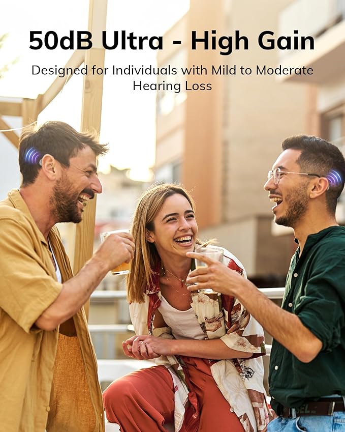 ELEHEAR-Beyond Pro Hearing Aids, Bluetooth OTC Hearing Aids for Seniors and Adults, Premium Sound Algorithm with VocClear 2.0, 30% Clearer Speech, Music Mode & Enhanced App, Bluetooth Streaming