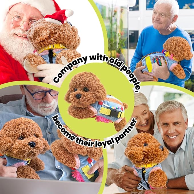 Fidget Blanket for Adults with Dementia | Dementia Activities for Seniors | Engaging Sensory Items for Elderly | Alzheimer’s Products and Gifts for Senior Stress Relief & Anxiety Reduction