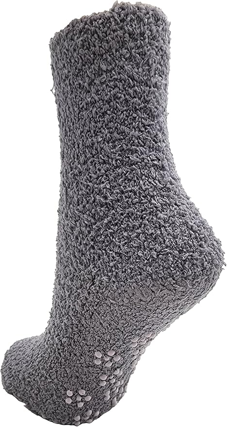 12 Pairs Fuzzy Socks for Women, Soft Fluffy Cozy Thick Warm Winter Holiday Stocking Stuffer Bulk Pack