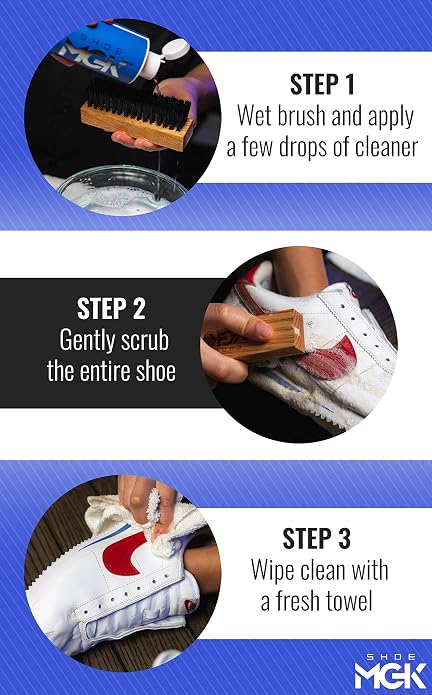 Starter Shoe Cleaner Kit - Shoe Cleaner & Conditioner for All Shoes, Premium Shoe Brush