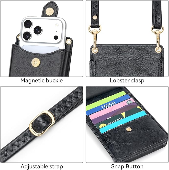 Peacocktion Small Crossbody Cell Phone Purse for Women, Lightweight Mini Small Crossbody Bags for Women with Card Slots