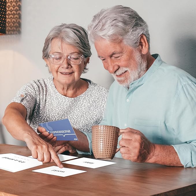 Keeping Busy Expressions | Dementia Activities for Seniors Dementia Products for Elderly Memory Games for Seniors Memory Games for Adults Alzheimers Products for Elderly Alzheimers Activities (Set 2)
