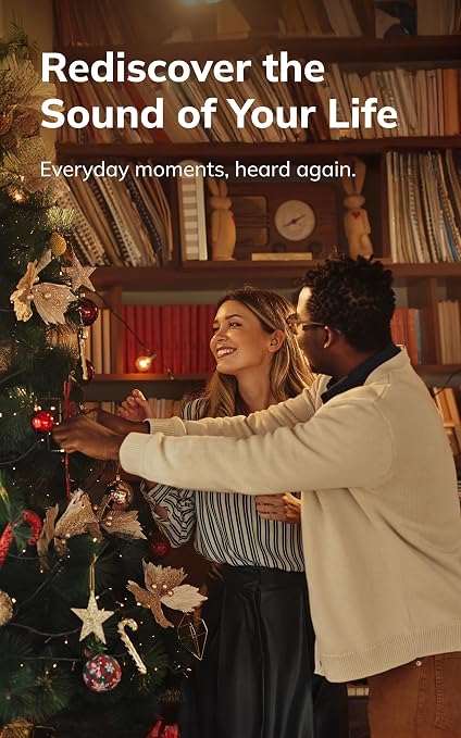 ELEHEAR-Delight OTC Hearing Aids for Seniors and Adults, AI Powered Speech Enhancement, Superior Sound Quality, Comfortable & Discreet Design, Bluetooth 5.3 and App Control, Mist White