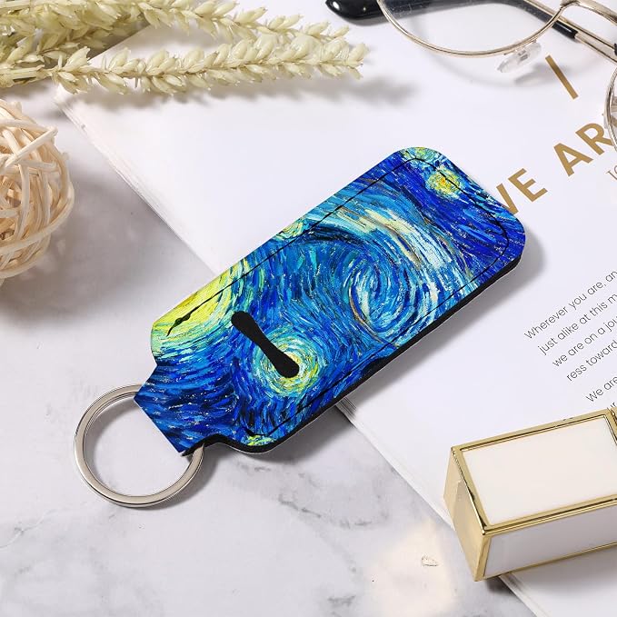 Chapstick Holder Keychain Lip Balm Holder with Clip