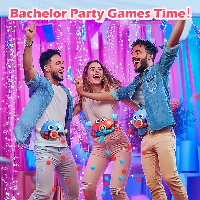 Skirfy Outdoor Party Games for Kids Adults, Shaking Ball Game Set Toy with 40 Balls, Fun Outdoor Indoor Toys, Family Carnival Bachelorette Birthday Backyard Games for Boys Girls Age 3-12