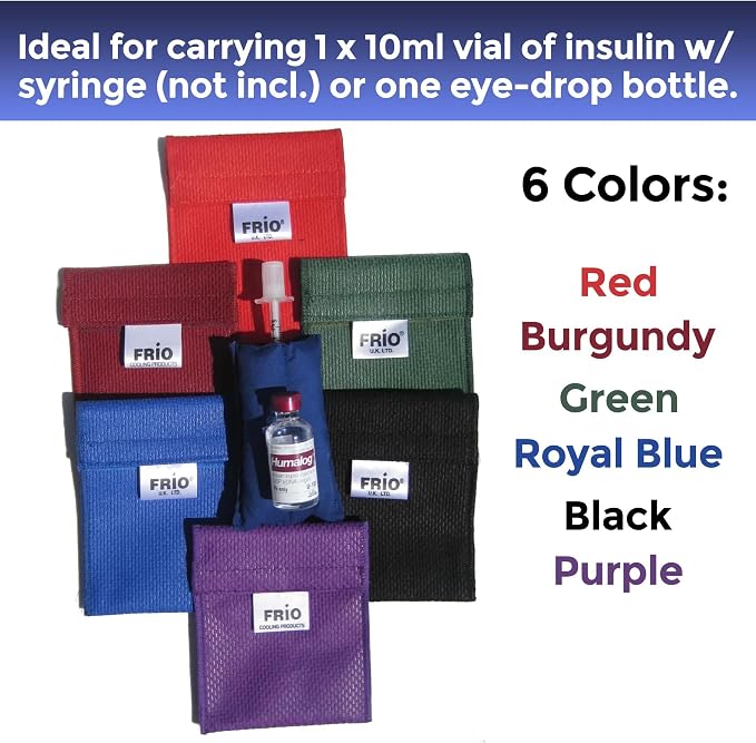FRIO Cooling Wallet - Insulin & GLP-1 Cooler for 45+ Hours - Black - Mini