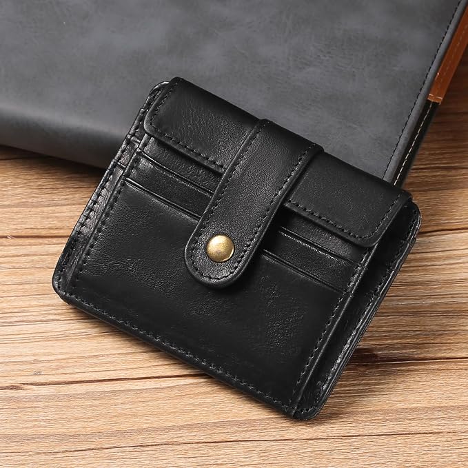 Wallets for Men Genuine Leather Mens Wallet with Coin Pocket