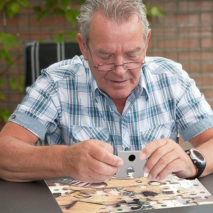 Keeping Busy Large Piece Puzzles for Seniors Travel 35 Piece Puzzles for Dementia Patients | Color Coded Templates Dementia Activities for Seniors Alzheimers Products for Elderly Alzheimers Activities