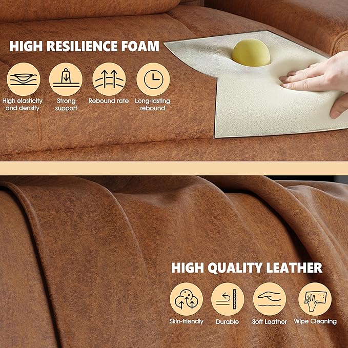 ELABEST C39 Cross Legged Office Chair with Footrest & Convertible Armrests-Pet-Friendly Criss Cross Home Desk Chair, Ergonomic Recliner with Lumbar Pillow,Big and Tall Executive Chair