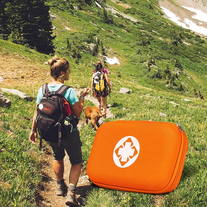Small-Waterproof Car First-Aid Kit Emergency-Kit - Orange 277Piece Camping Equipment for Camping Hiking Home Travel YIDERBO