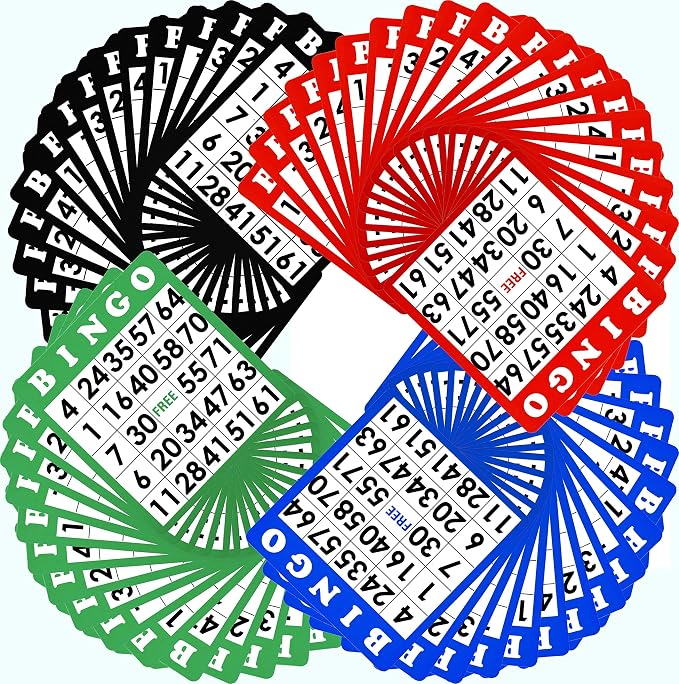 Regal Bingo Bingo Cards Deck Reusable - Bingo Games for Family - 100 Standard Playing Cards
