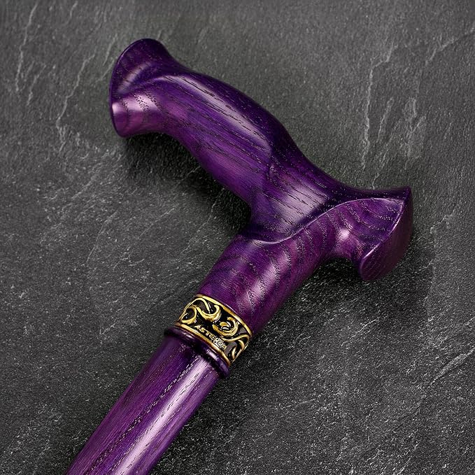 Asterom Handcrafted Canes for Men - Ergonomic, Stylish, Wooden Walking Cane for Men, Cool Walking Sticks for Seniors