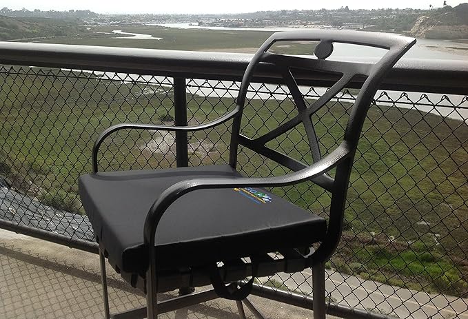 ERGO21 Mesh Office Chair Cushion - LiquiCell Membranes Reduce Pressure on Sit Bones, Non Slip Soft Seat Cushion Suitable for Aeron Chair, Recliners, Sofa