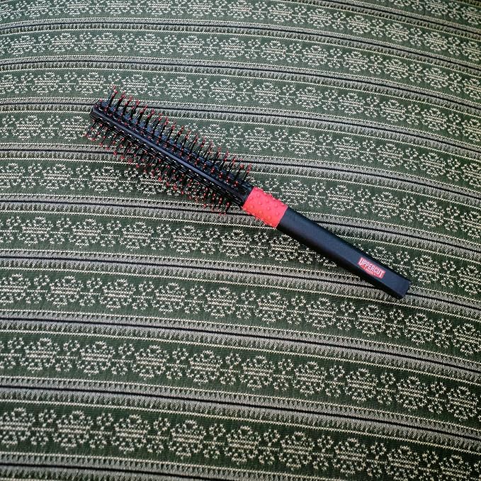 Uppercut Deluxe Quiff Roller Hair Brush for Men and Women – Round Styling Brush for Volume, Lift & Pompadour Styles – Blow Dry Quiff Roller with Ball Tip Bristles, Non-Slip Grip, Barber Styling Tool
