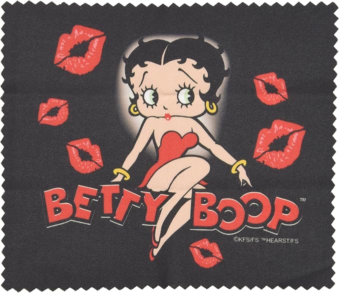 Spoontiques Eyeglass Case, Betty Boop, Smooches, with Lens Cloth
