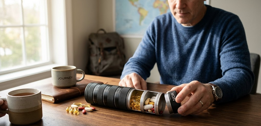 Never Forget a Dose Again: Why This Sleek Metal Organizer Is Changing the Travel Game