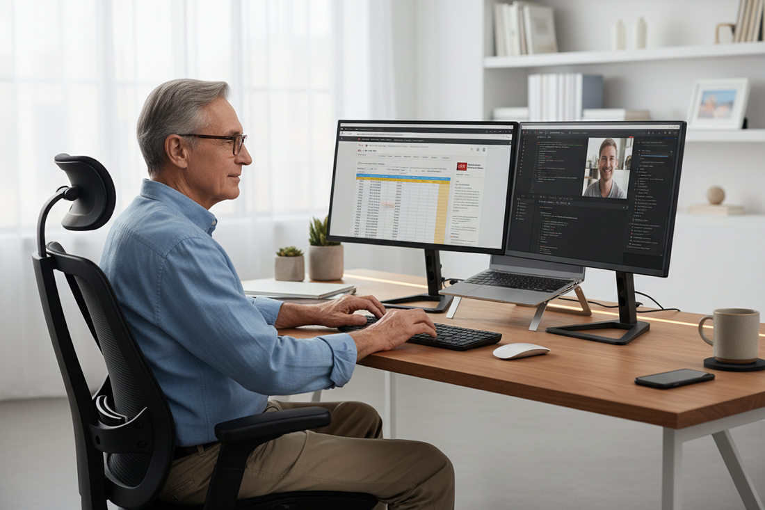 Expand Your Workspace with a Dual Portable Monitor Setup