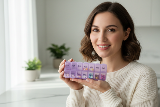 A Calm Ritual: How a Lavender Pill Organizer Made My Week Feel Lighter