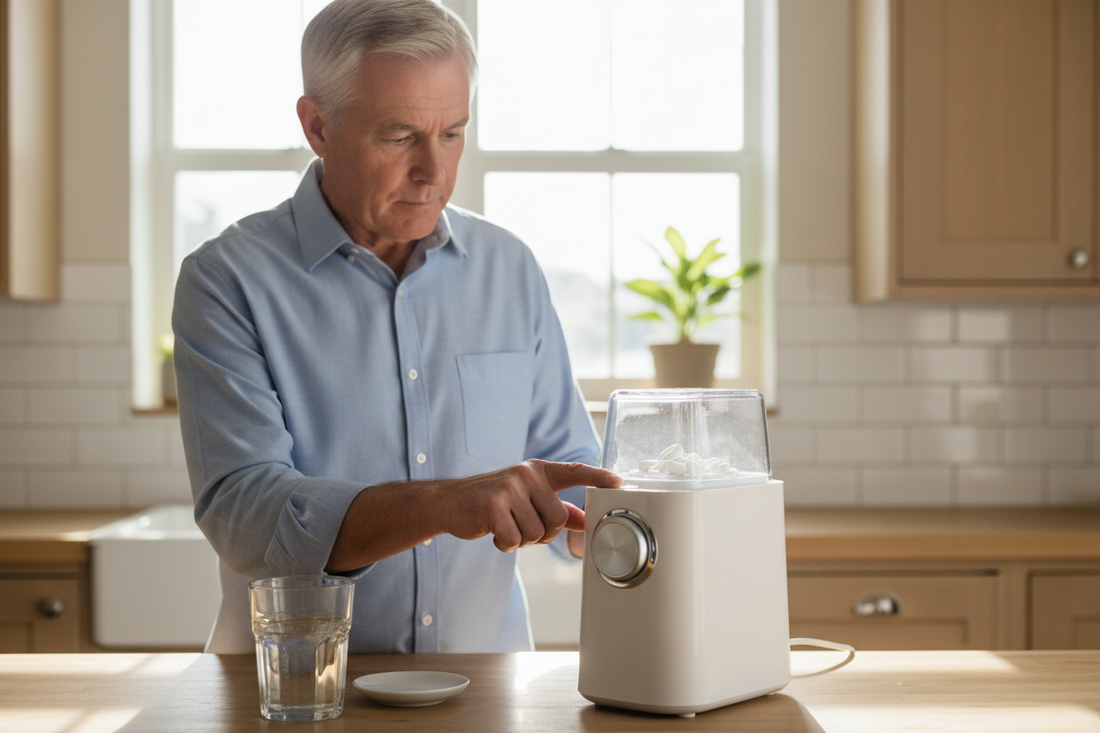 Make Medication Easier with the Cordless Electric Pill Crusher