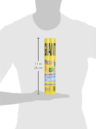 Pressman Giant Pick Up Sticks - Classic Game from Yesterday That's Fun Today , Yellow , One Size Fits All