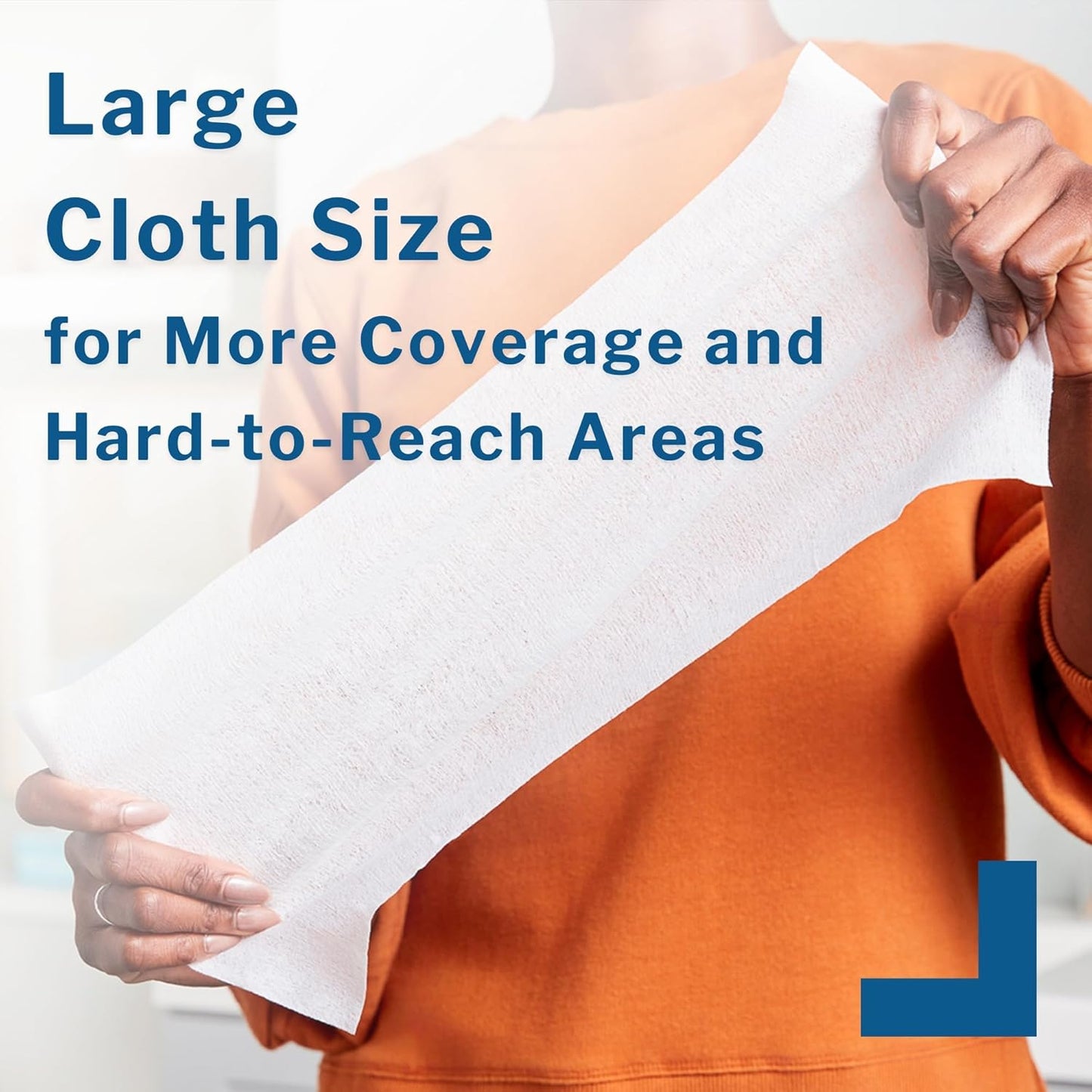 McKesson Washcloth Wipes for Adults, Scented (6 Pack, 576 Washcloths) Disposable Wash Cloths for Body