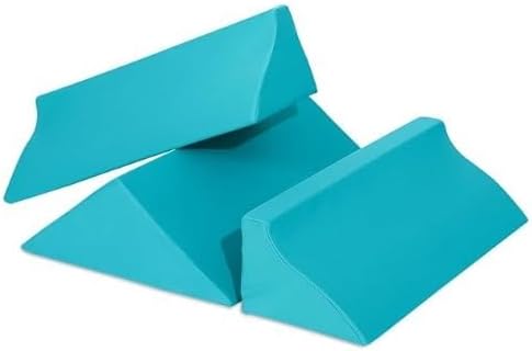 Fanwer Bed Wedges & Body Positioners (3 in 1), 40 Degree Wedges for Bed Positioning,Positioning Pillows for Elderly, Wedge Pillow for Bed Sores, Side Sleeping, After Surgery, Knees Elevated,Back Pain