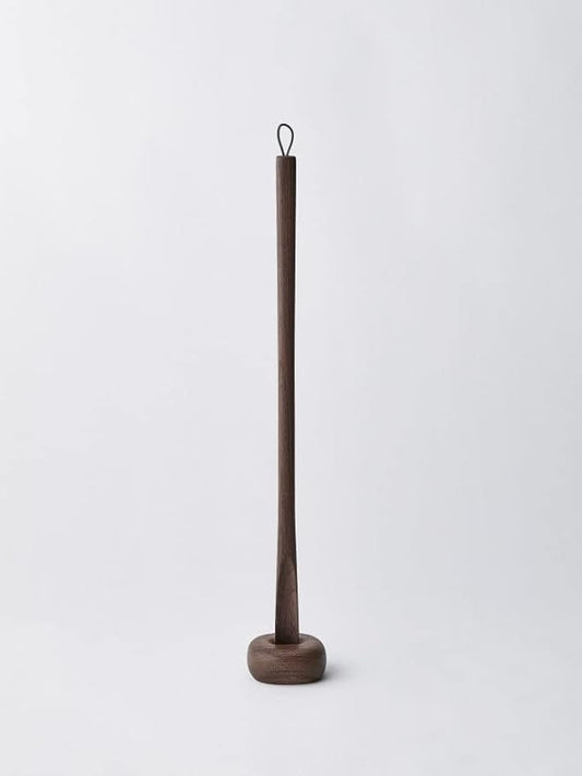 SASAKI Comfy Shoehorn 28.3 Inch with Stand, Long Handle, Wooden Shoehorn, Made in Japan, Shoehorn, Brown Color,Walnut Wood