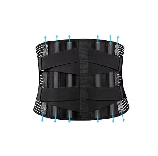 Back Brace for Men & Women - Lower Back Support Belt for Sciatica, Bulging Disc & Pelvic Pain Relief - Adjustable Lumbar Support Brace for Work, Sleeping & Everyday Use - Faja para Espalda y Ciática (Large)